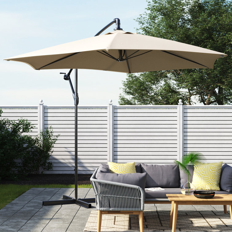 Hykkon Chappell 3m Cantilever Parasol & Reviews Wayfair.co.uk